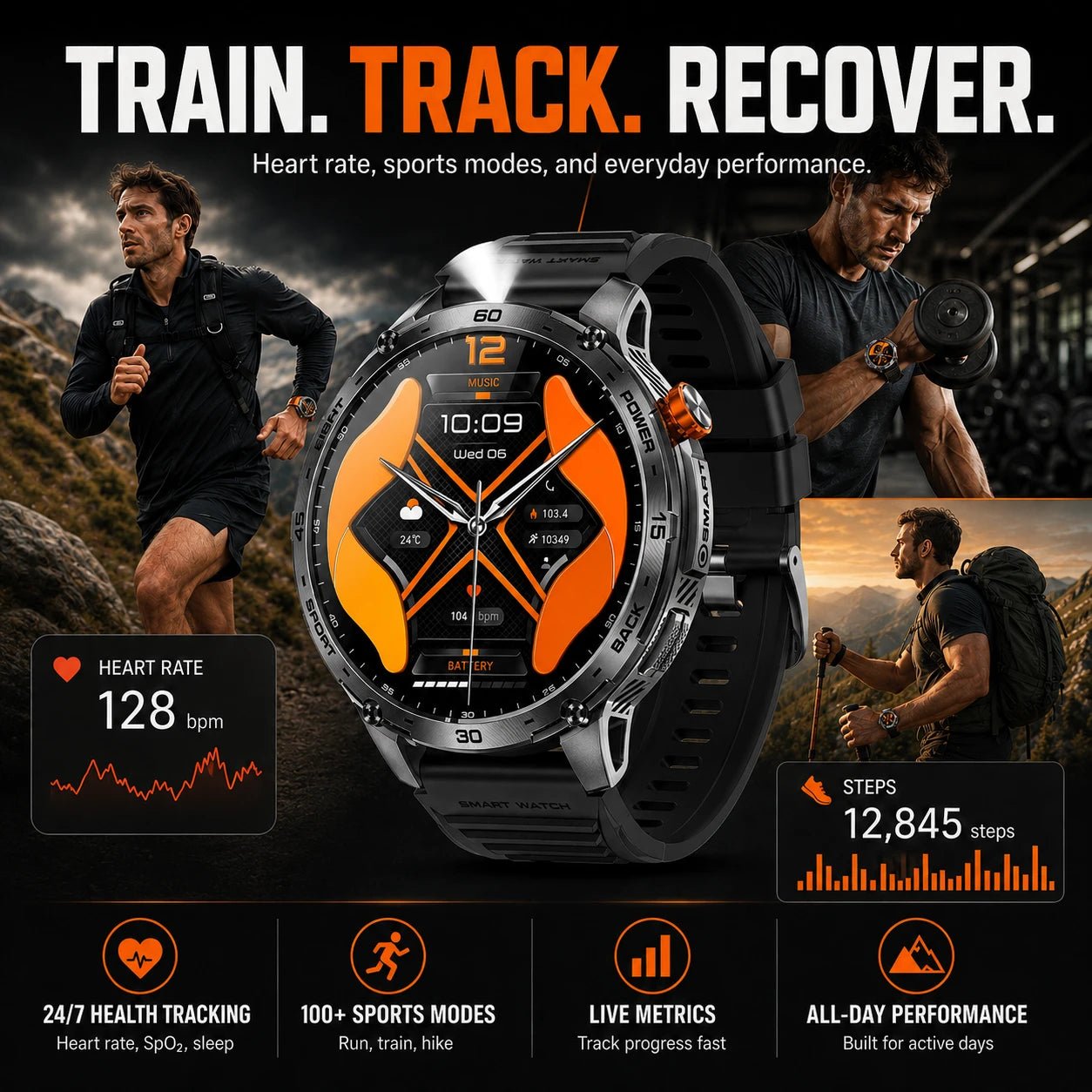 Horonix Pathfinder Ultra Smartwatch long battery life rugged design