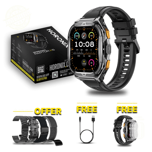 Horonix Raptor X5 Deluxe Smartwatch – premium rugged watch with long battery life
